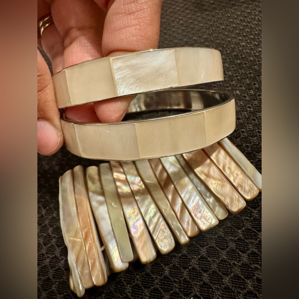 Mother of Pearl Bracelets Bundle